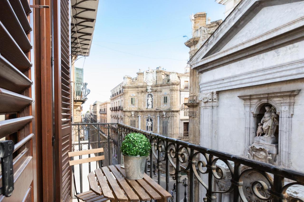 Quattro Canti Charming Flat Palermo Esterno foto