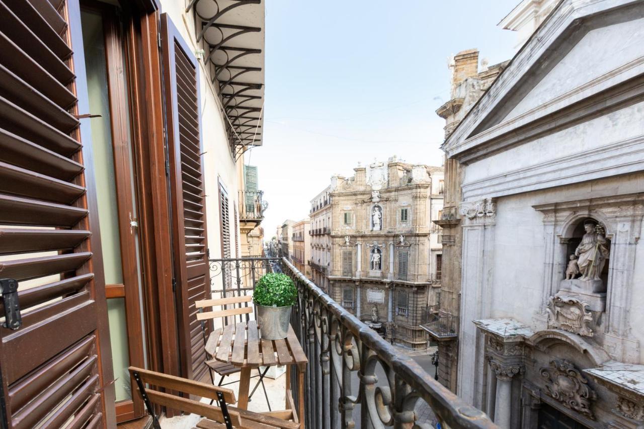 Quattro Canti Charming Flat Palermo Esterno foto